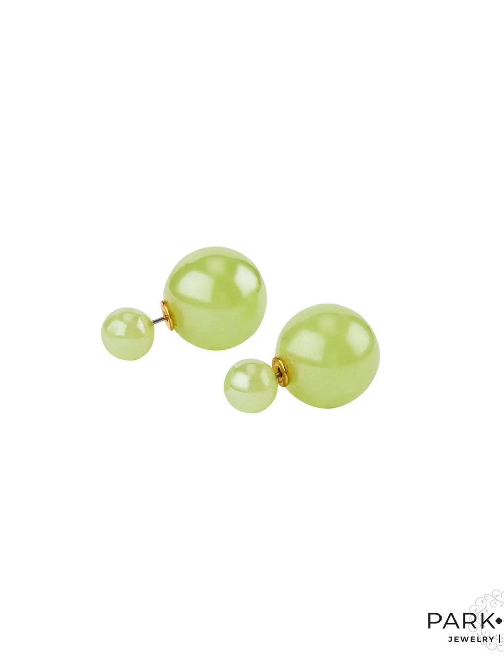Park Lane Melon Double Pearl Stud Earrings NIB